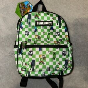 Minecraft Green Kids Backpack